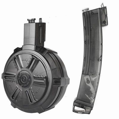 KUBLAI Nylon Original Magzine and Drum-fed for MP5K Gel Ball Blaster Toy Replacement for Adults, Can Hold 1200pcs Gel Bullets