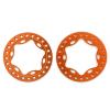 GoolRC 4PCS RC Beadlock Wheel Rims Replacement Ring for 1.9 Inch Wheels Rims Compatible with 1/10 Traxxas TRX4 SCX10 90046 90047 RC Crawler Car, Outer Diameter: 53mm, Inside Diameter: 38mm (Orange) view 4