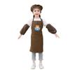 DAISHA 5 Sets of 3-Pack Chef's Hats Sleeves Apron Set for Children for Handmade Class,Painting,Cooking Baking Cake & Playing. view 1