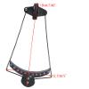 ciciTree 0-50mm Radio Control Fixed Wing Plane Inclinometer Aileron Angle Meter RC Airplane Tool view 2