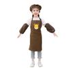 DAISHA 5 Sets of 3-Pack Chef's Hats Sleeves Apron Set for Children for Handmade Class,Painting,Cooking Baking Cake & Playing. view 1