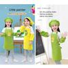 DAISHA 5 Sets of 3-Pack Chef's Hats Sleeves Apron Set for Children for Handmade Class,Painting,Cooking Baking Cake & Playing. view 3