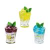 Zerodeko 3pcs Miniature Juice Models Artificial Drink Ornaments for Dollhouse Decor Realistic Resin Cups in Mint and Caramel Flavors Miniature Accessory for view 1