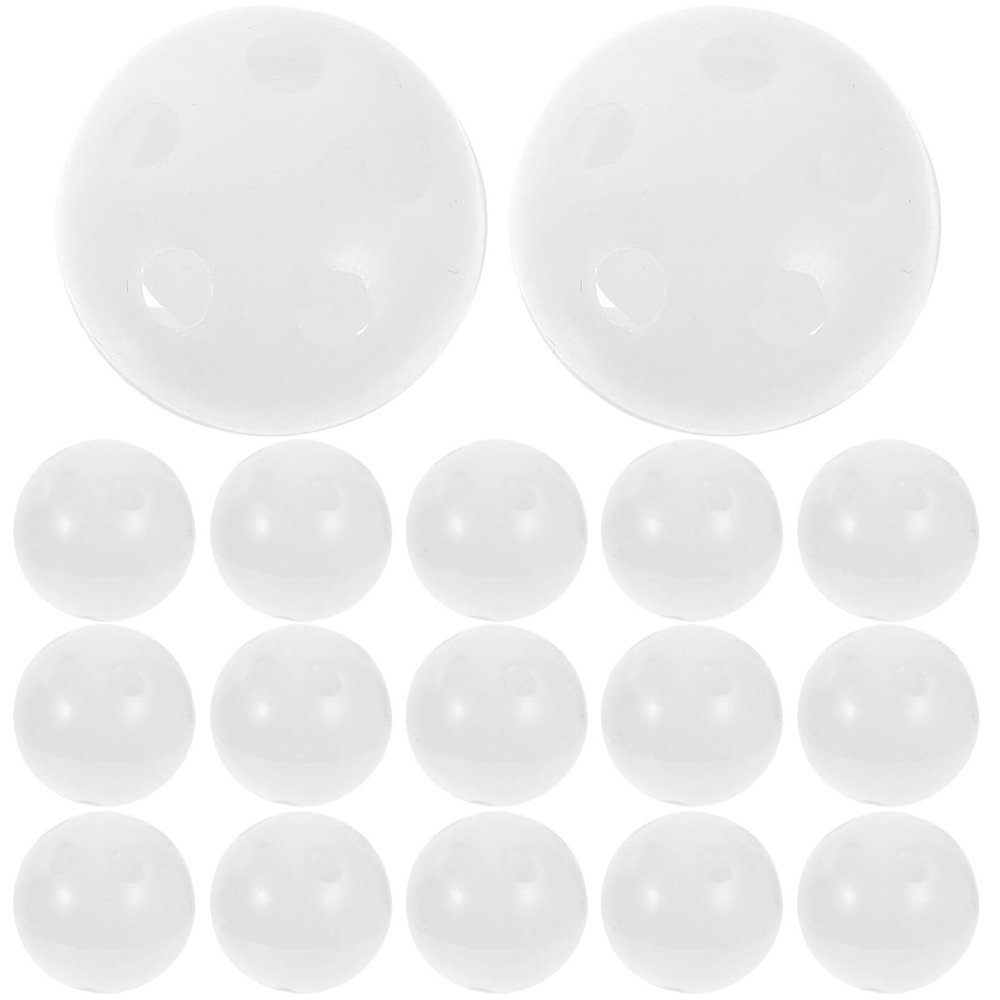 STOBOK 50PCS Noise Maker Repair Ball Rattle Box Repair Toy Insert Maker Sound Ball Toys Squeaker Noise Maker Rattle Insert Crafts Replacement Accessories for Kids Toy (24mm)
