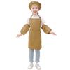 DAISHA 5 Sets of 3-Pack Chef's Hats Sleeves Apron Set for Children for Handmade Class,Painting,Cooking Baking Cake & Playing. view 1