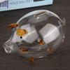 Piggy Bank for Boys,Coin Bank Cute Transparent Glass Money Bank Large Savings Jar Gift for Girls Boys for ChristmasBirthday, Festival,Baby Shower(7.1 x 4.7 x 4.7inch) view 4