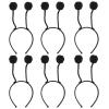 KALLORY 6pcs Fur Ball Headband Bee Hair Decor Party Headband Antenna Costume Antenna Head Boppers Hair Bands Dresses for Kids Headwear for Party Halloween Child Iron Wire view 1