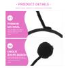 KALLORY 6pcs Fur Ball Headband Bee Hair Decor Party Headband Antenna Costume Antenna Head Boppers Hair Bands Dresses for Kids Headwear for Party Halloween Child Iron Wire view 3