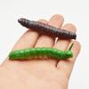 DOYIFUN 12 Pcs Simulation Caterpillar Fake Worm Crawling Insects Science Educational Learning Toys Halloween Prank Joke Toy Party Favors view 3
