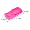 Jamara 461127 Snow Play Bob Karol 80 cm Impact Tensioner Plastic Rope for Pulling, Lightweight, Under 1 kg, Aerodynamic Construction, Pink view 3