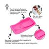 Jamara 461127 Snow Play Bob Karol 80 cm Impact Tensioner Plastic Rope for Pulling, Lightweight, Under 1 kg, Aerodynamic Construction, Pink view 4