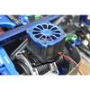 GPM for TRAXXAS 1/8 4WD Sledge sled Aluminum Alloy Motor Radiator with Imported Fan Super Strong Wind view 2