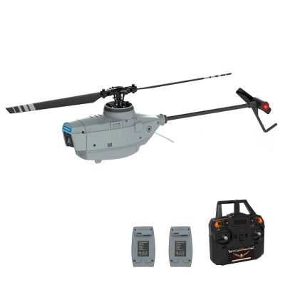 GoolRC C127 RC Helicopter with 720P Camera, 4 Channel Remote Control Helicopter, 2.4GHz RC Aircraft with 6-Axis Gyro, Altitude Hold, Optical Flow Positioning, One Key Landing and 2 Battery for Adults