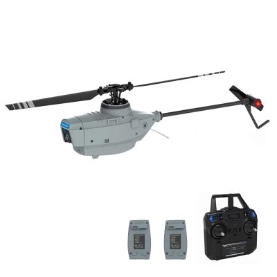 GoolRC C127 RC Helicopter with 720P Camera, 4 Channel Remote Control Helicopter, 2.4GHz RC Aircraft with 6-Axis Gyro, Optical Flow Positioning, One Key Take Off/Landing and 2 Batteries for Adults