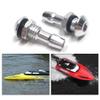 Mxfans 4X Outlet Nozzle Water Valve M6 Silver for RC Boat DIY Connecting view 2