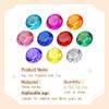 NLR [20pcs 1.58in] Big Size Kids Diamond Toy, Acrylic Gem Set, Pirate Treasure Hunt Toy | Easter Egg Filler | Diving Gems | Swimming Pool Party Favors, Gift for Birthday/Christmas/Easter Prizes view 2