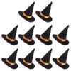 Kisangel 10Pcs Mini Felt Witch Hats Wine Bottle Decorations Halloween Party Handmade Craft Caps view 1