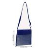 Beach Toy Mesh Bag, Kids Shell Collecting Bag with Adjustable Carrying Straps, Mesh Beach Bags, Shell Bag, Breathable Shell Bags, Sand Toys Swimming Accessories for Boys and Girls (Blue) view 2
