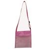 Beach Toy Mesh Bag, Kids Shell Collecting Bag with Adjustable Carrying Straps, Mesh Beach Bags, Shell Bag, Breathable Shell Bags, Sand Toys Swimming Accessories for Boys and Girls (Pink) view 1