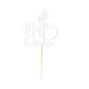 Arthsdite Mis Quince Cake Topper, Mis Quince Aos Decorations, 15th Birthday Decorations with Butterfly, Feliz 15 Anos, Cheers to 15 Years Birthday Party Supply - Silver Glitter view 3