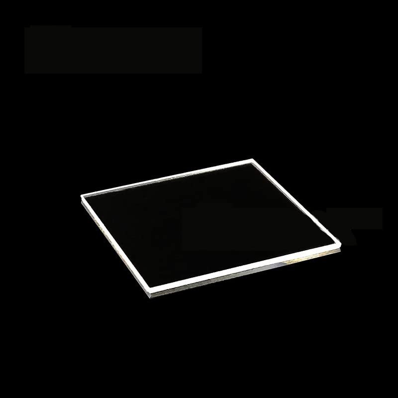 YONGERN Far Ultraviolet Quartz Glass Square Piece Spot JGS1 Optical Glass High Temperature Resistant Corrosion Resistant (Size : 10x10x2)