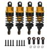 Aluminum Oil Filled RC Shock Absorber 55mm for Tamiya Tt-01 Mf-01x 1/10 RC Car Upgrade Part 4 pcs/set(Yellow) view 1