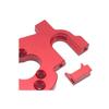 Aluminum Motor Mount Seat Holder for RC Hobby 1/14 Wltoys 144001 Buggy Upgrades Parts (Red) view 2