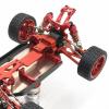Aluminum Motor Mount Seat Holder for RC Hobby 1/14 Wltoys 144001 Buggy Upgrades Parts (Red) view 3
