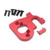 Aluminum Motor Mount Seat Holder for RC Hobby 1/14 Wltoys 144001 Buggy Upgrades Parts (Red) view 4