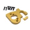 Aluminum Motor Mount Seat Holder for RC Hobby 1/14 Wltoys 144001 Buggy Upgrades Parts (Yellow) view 4