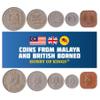 5 Coins from Malaya and British Borneo (Malaysia) | Malaya and British Borneo Coin Set Collection 1 5 10 20 50 Cents | Circulated 1976-1980 | Elizabeth II view 2