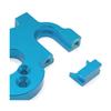 Aluminum Motor Mount Seat Holder for RC Hobby 1/14 Wltoys 144001 Buggy Upgrades Parts (Blue) view 2