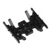 Acekeeps RC Crawler Skid Plate and Chassis Weight Bar Upgrade for 1/24 Axial SCX24 Gladiator Bronco Deadbolt C10 Wrangler B-17 (Black w/Gold) view 3