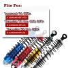 RCMYou RC Shocks Absorber Upgrades Part for 1/10 Lasernut U4, Tenacity DB Pro,TENACITY TT Pro 4WD SCT,4PCS Aluminum Front Rear Big Bore RC Shocks Damper,90mm 100mm Metal Hop Ups,#LOS233011,Gold view 2
