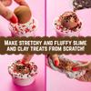 GirlZone DIY Slime Kit Egg & Clay for Cakes & Sweet Treats - Multicolor Boxed Set, Ages 7+ - Scented Food Slime Kit for Cake, Doughnut & Ice Cream Baking Play view 3