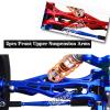 RCMYou Upgrades Suspension Arms for 1/8 Kraton 6S BLX,Outcast 6S BLX,Talion 6S BLX,Notorious 6S BLX,Aluminum Front Rear A Arms & Lower Upper Swing A-Arm Set Hops up w/Pivot Balls,6pcs,Red view 3