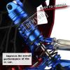RC Shocks Absorber Upgrades Part for 1/10 Lasernut U4, Tenacity DB Pro,TENACITY TT Pro 4WD SCT,4PCS Aluminum Front Rear Big Bore RC Shocks Damper,90mm 100mm Metal Hop Ups,#LOS233011,Navy Blue view 4