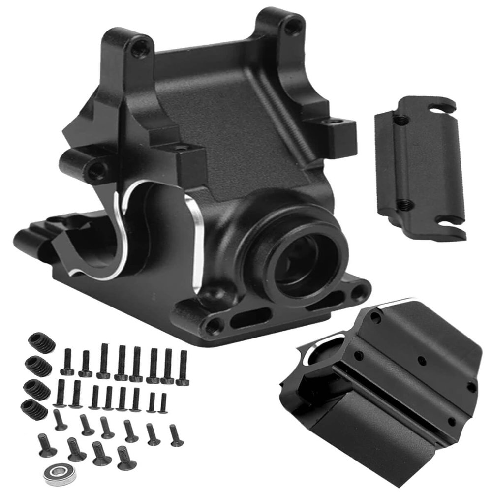 RCMYou Gearbox Case Upgrades Part for 1/8 1/7 6S BLX Typhon Kraton Outcast Mojave Notorious Infraction Felony Talion Limitless 6S BLX,Aolly Center Sway Bar Mount Gearbox Bulkhead Cover,Black