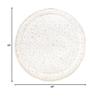MakeMake Organics Organic Play Mat GOTS Certified Organic Cotton Nursery Floor Rug Washable Reversible Non Toxic Activity Mat Tummy Time Crawling Pad Thick Quilted (Round 48", Bloom + Solid Oat) view 3