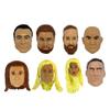 Interchangeable 7 Inch Wrestling Action Figure Heads Series 2: Set of All 8 view 1