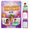 SkillEase Exploding Emotions Flashcards and Game: 2 in 1, Hilarious Family Fun, Social Emotional Learning, Feeling Cards for Kids, Teaches Social Skills, Autism view 1