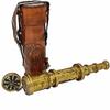 Antique Style Brass Telescope Heavy Material Nautical Telescope with Good Leather Cover Collective Telescope Piece of Art Maritime Telescope (16 inch) by Ascent Gifts. view 2