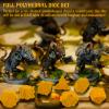 DND Cheese Dice 3D Printed 7PCS Polyhedral Food Themed Dice Set Great for Dungeons and Dragons, Pathfinder, Tabletop RPG, MTG Game view 3