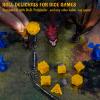DND Cheese Dice 3D Printed 7PCS Polyhedral Food Themed Dice Set Great for Dungeons and Dragons, Pathfinder, Tabletop RPG, MTG Game view 4