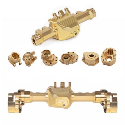 Greendhat Heavy Duty Brass Counter Weight Set Portal Drive Axle Housing Bumper Mount for 1/10 RC Crawler Traxxas TRX4 TRX6 Upgrade Parts ( Color : St-25 )