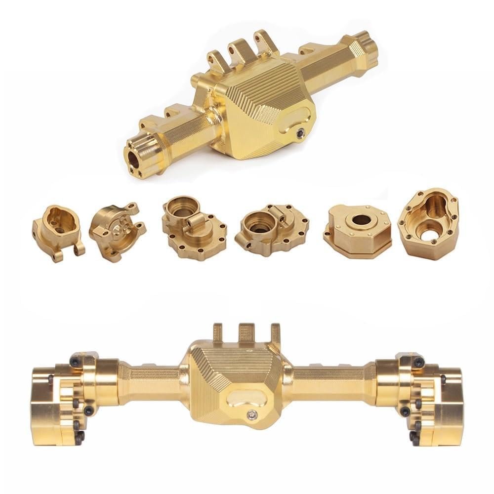 Greendhat Heavy Duty Brass Counter Weight Set Portal Drive Axle Housing Bumper Mount for 1/10 RC Crawler Traxxas TRX4 TRX6 Upgrade Parts ( Color : St-25 )