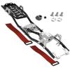 RCMYou RC Frame 313mm Wheelbase Metal Chassis Upgrades Part for 1/10 SCX10 SCX10 II 90046 RC Crawler Car,RC Upgrades Hop Ups Wheelbase Chassis with Prefixal Gearbox,Upgrade 2022,More Durable view 1