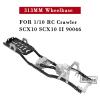RCMYou RC Frame 313mm Wheelbase Metal Chassis Upgrades Part for 1/10 SCX10 SCX10 II 90046 RC Crawler Car,RC Upgrades Hop Ups Wheelbase Chassis with Prefixal Gearbox,Upgrade 2022,More Durable view 2
