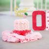1 PCS Strawberry Sweet One Cake Topper Glitter First Birthday Strawberry Cake Pick for Sweet Fruit Theme Baby Shower Kids Birthday Party Cake Decorations Supplies Gold view 4