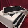High quality Italian velvet and wood coin box 5 drawers (Legno BIanco) view 4